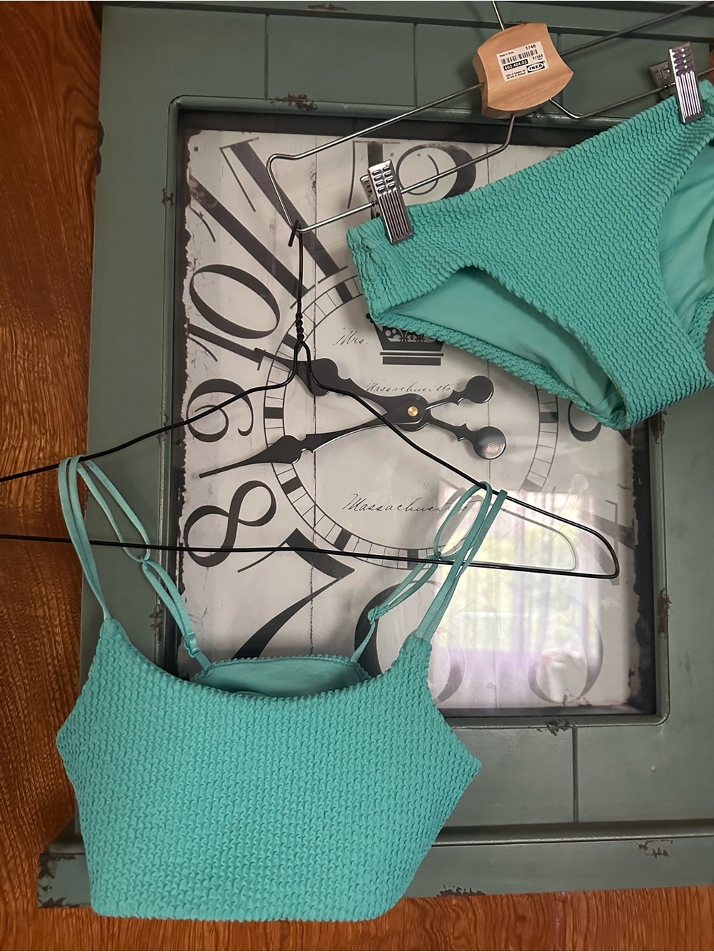 H&M Aqua/Turquoise Bikini Top